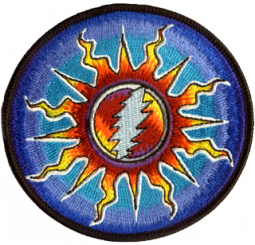 Sunshine Bolt Grateful Dead Patch